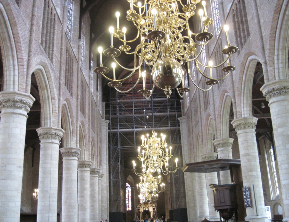- Delft- Interno della chiesa Nuova(Nieuw Kerk)